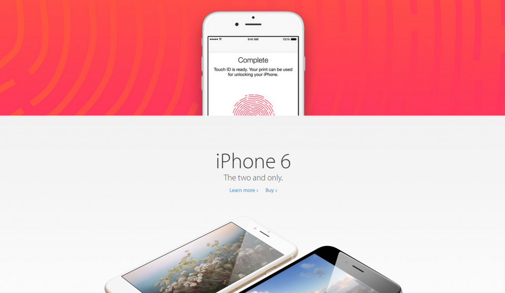 Apple's Parallax Website